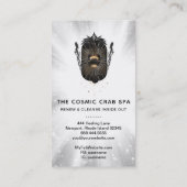 *~*金箔のカニの月人航海の魚 名刺 (裏面)