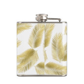 金箔のパーム葉のパターン フラスク (裏面)