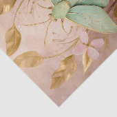 金箔のフライト、美しい緑の蛾のフォルマール 薄葉紙 (詳細)