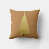 金箔のモダンクリスマスツリー クッション (裏面)