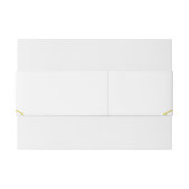 金箔のラインと貝殻のビーチ結婚式 招待状ベリーバンド (裏面例)