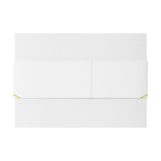 金箔のラインと貝殻のビーチ結婚式 招待状ベリーバンド (裏面例)