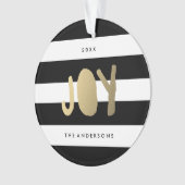 金箔の付いた喜び | 休日オーナメント オーナメント (正面)