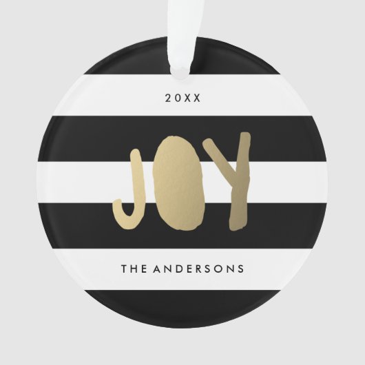 金箔の付いた喜び | 休日オーナメント オーナメント (正面)