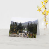 金箔の付いた時代 カード (黄色い花)