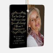 金箔の恋しく思ピース記念写真両面 セラミックオーナメント (右)