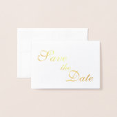 金箔の日付の保存 箔カード (封筒付き正面)