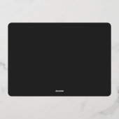 金箔の星 |フォトコラージュ 箔シーズンカード (裏面)