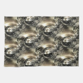 金箔の真珠 キッチンタオル (横)