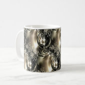 金箔の真珠 コーヒーマグカップ (正面左)