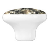 金箔の真珠 セラミックノブ (側面)