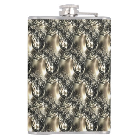 金箔の真珠 フラスク (裏面)