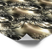 金箔の真珠 ポスター (角)