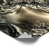 金箔の真珠 ポスター (角)