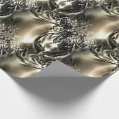 金箔の真珠 ラッピングペーパー (角)