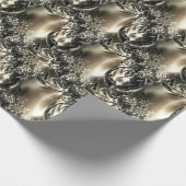 金箔の真珠 ラッピングペーパー (角)