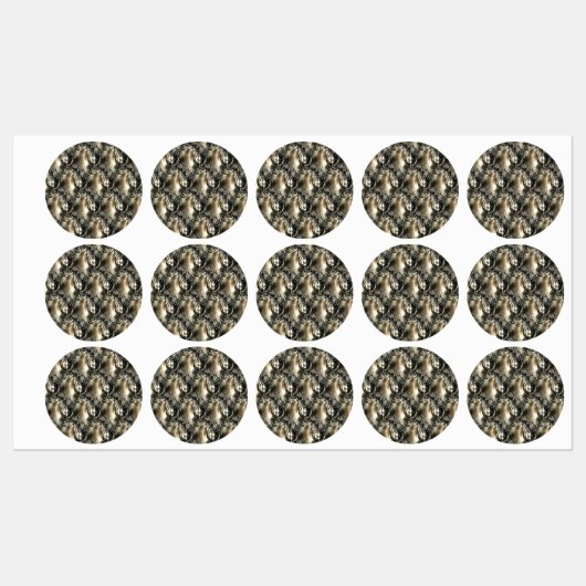 金箔の真珠 ラベル (シート)