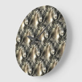 金箔の真珠 ラージ壁時計 (傾斜)