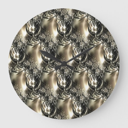 金箔の真珠 ラージ壁時計 (正面)