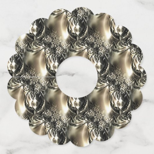 金箔の真珠 ワイングラスタグ (正面)