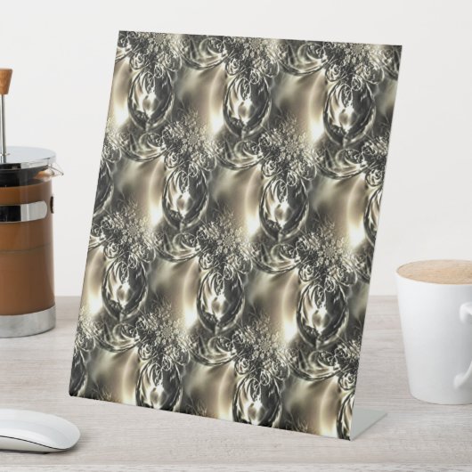 金箔の真珠 台座サイン (インサイチュ)