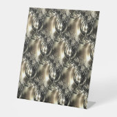 金箔の真珠 台座サイン (正面)