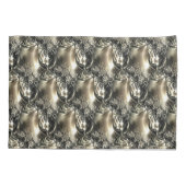 金箔の真珠 枕カバー (裏面-左)