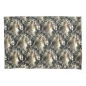 金箔の真珠 枕カバー (正面左)