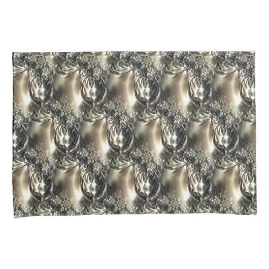 金箔の真珠 枕カバー (正面右)