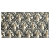 金箔の真珠 枕カバー (正面左)