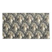 金箔の真珠 枕カバー (裏面-左)