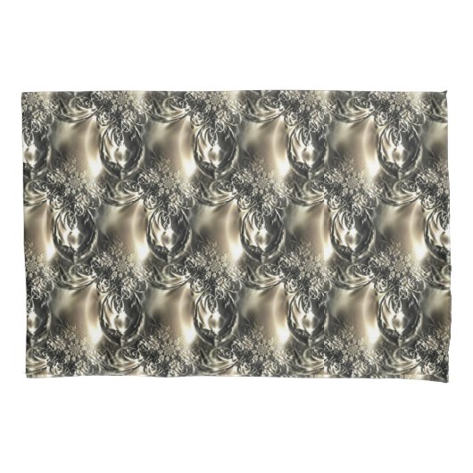 金箔の真珠 枕カバー (正面)