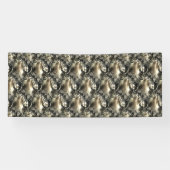 金箔の真珠 横断幕 (横)