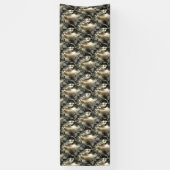 金箔の真珠 横断幕 (縦)