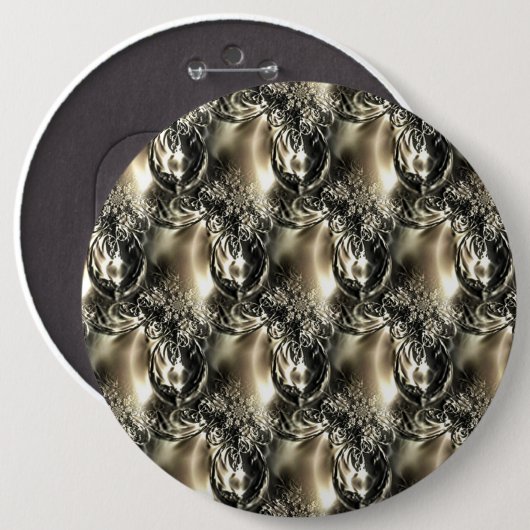 金箔の真珠 缶バッジ (正面&裏面)