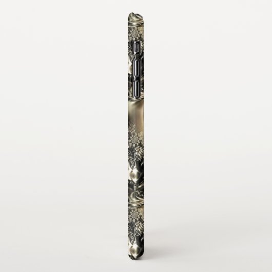 金箔の真珠 iPhoneケース (左側)