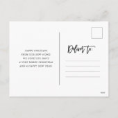 金箔の緑が白 |クリスマスニューホーム シーズンポストカード (裏面)