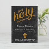 金箔の聖餐式 招待状 (スタンド正面)