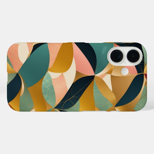 金箔の葉 Case-Mate iPhoneケース (裏面 (横))