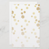 金箔の降雪 便箋 (正面/裏面)