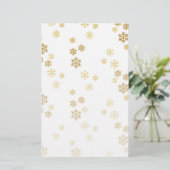 金箔の降雪 便箋 (スタンド正面)