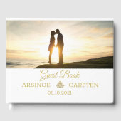 金箔を施した優雅さ ゲストブック (正面)