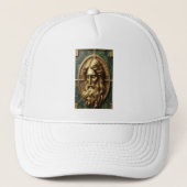 金箔を施した大理石の上にアブソリューションでエレガンス キャップ (正面)