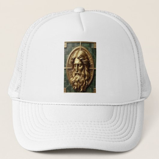 金箔を施した大理石の上にアブソリューションでエレガンス キャップ (正面)