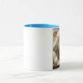 金箔を施した大理石の上にアブソリューションでエレガンス マグカップ (中央)