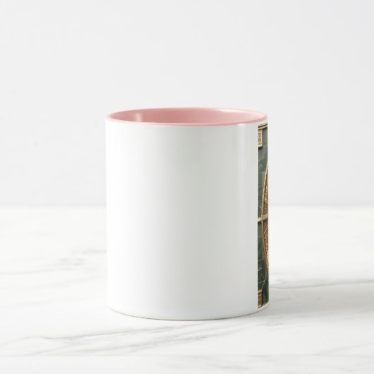 金箔を施した大理石の上にアブソリューションでエレガンス マグカップ (中央)