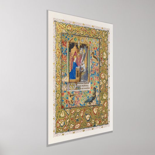 金箔を施した照明告知ポスター 箔ポスター (レイダウン)