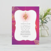 金箔アラビアンボリウッドお祝い 招待状 (スタンド正面)