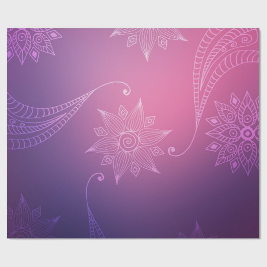 金箔アラビアンボリウッド ラッピングペーパー (フラット)