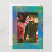 金箔アラビアンボリウ結婚ィウッドの救写真 セーブザデート (裏面)